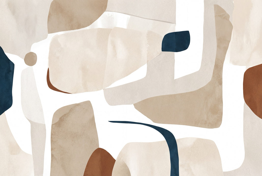 White Background Wallpaper Watercolor Texture Minimal Wall Mural pattern artwork