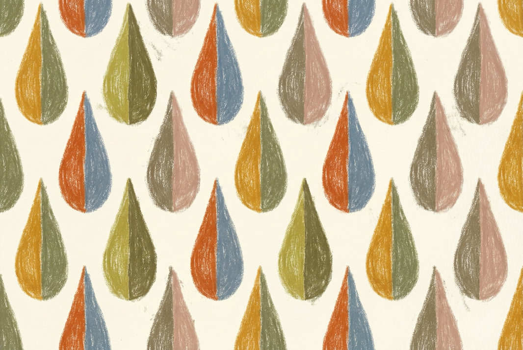 Mid Century Modern Wallpaper Retro Geometric Shapes Wall Mural pattern artwork