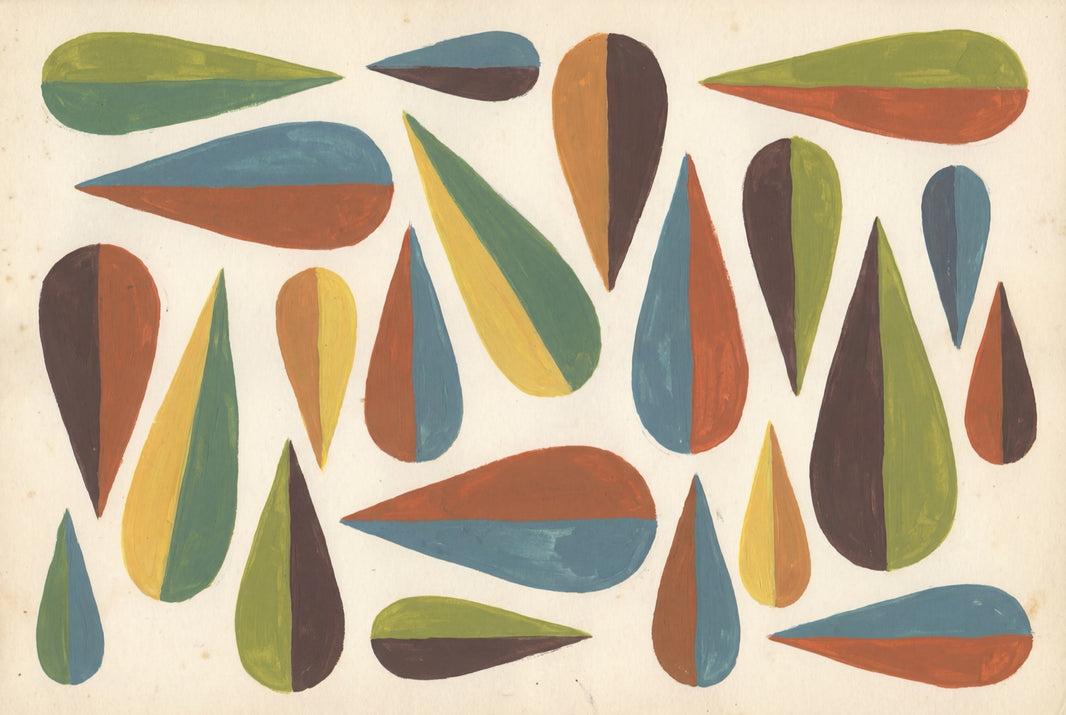 Mid Century Modern Wallpaper Retro Removable Modern Wall Decor pattern artwork