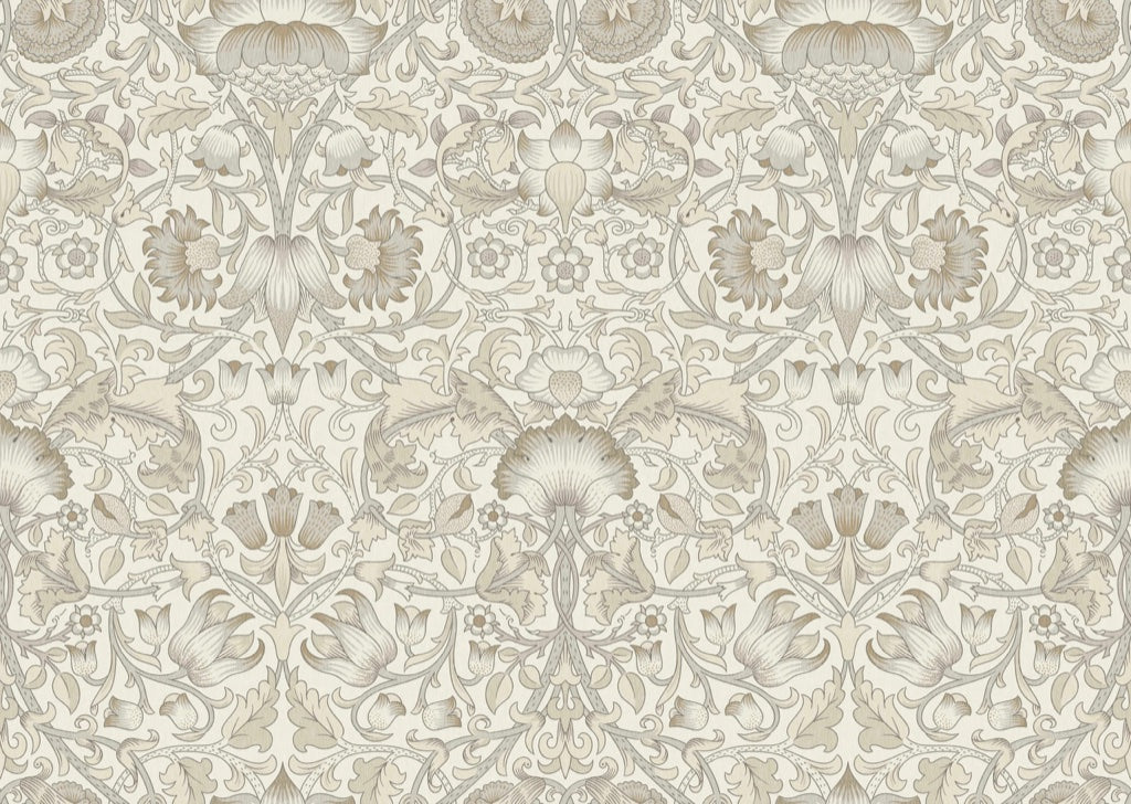Vintage Floral Wallpaper Cream Damask Pattern Wall Mural pattern artwork