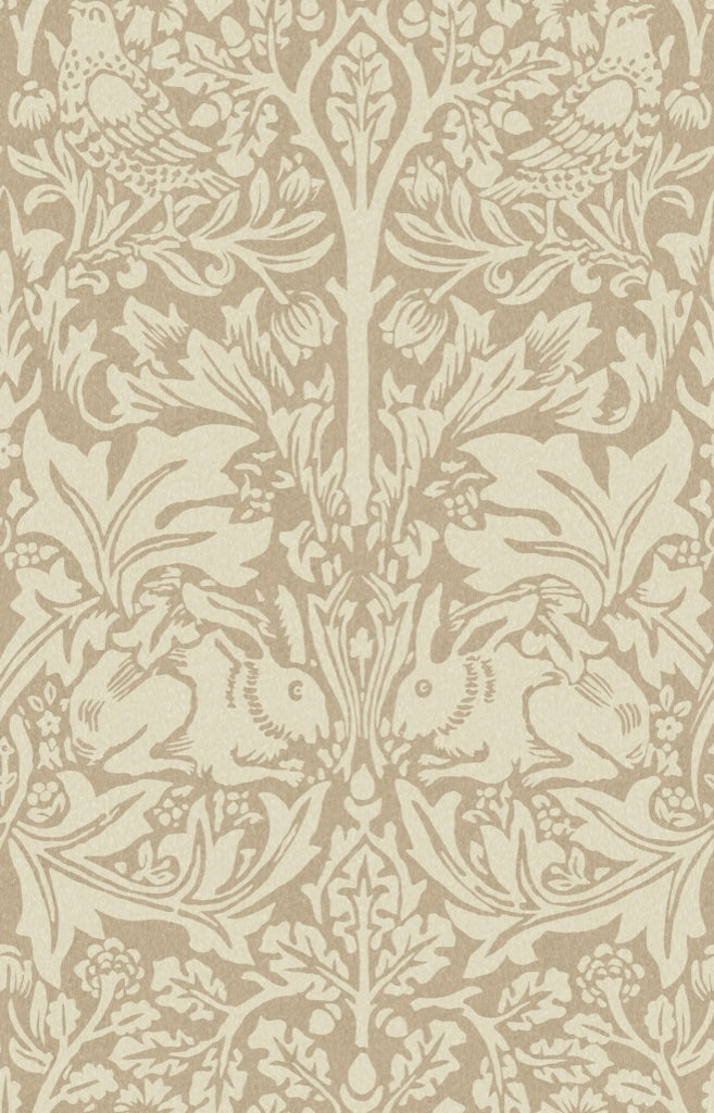 Victorian Damask Wallpaper Beige Botanical Pattern Wall Mural pattern artwork