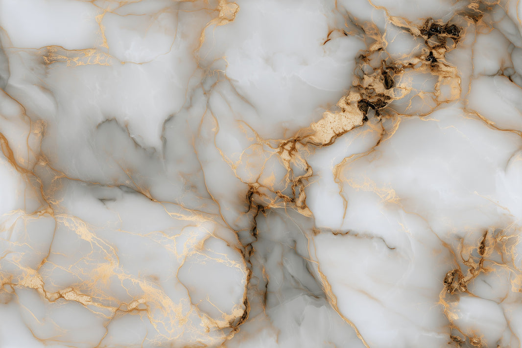 White Background Wallpaper Light Gray Gold Vein Wall Mural pattern artwork