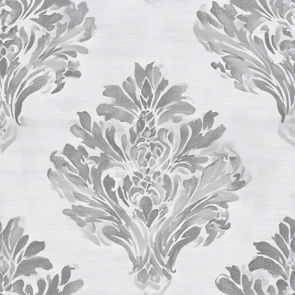 Damask Wallpaper Floral Traditional Removable Wall Decor pattern artwork