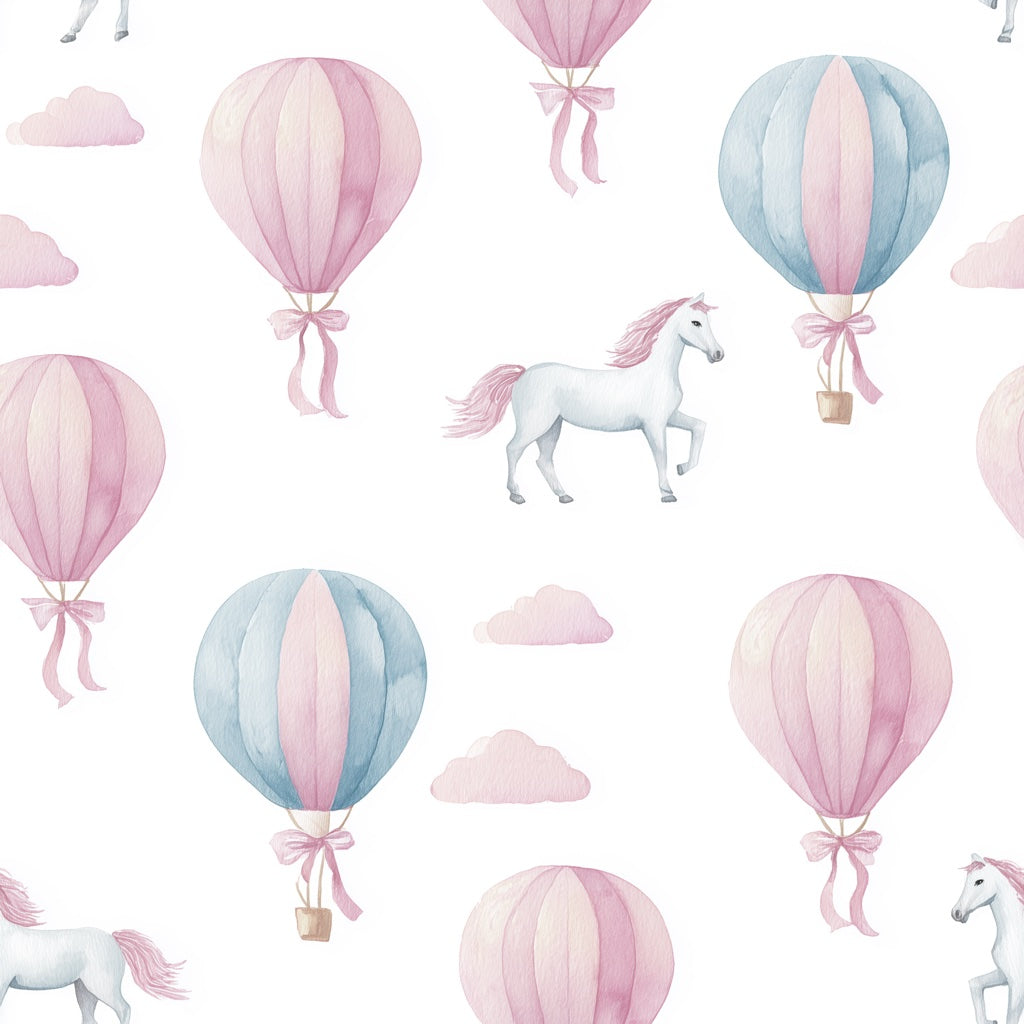 Whimsical Wallpaper Pastel Airy Removable Wall Decor pattern artwork