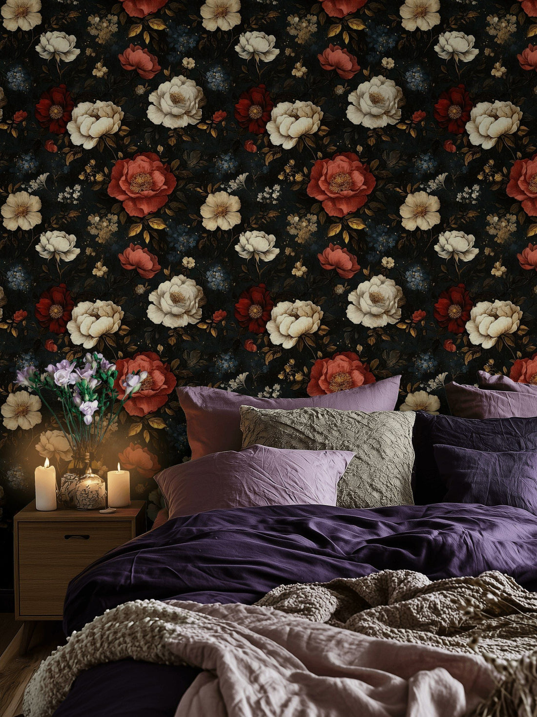Rose and Peony Wallpaper Styles for Romantic Homes