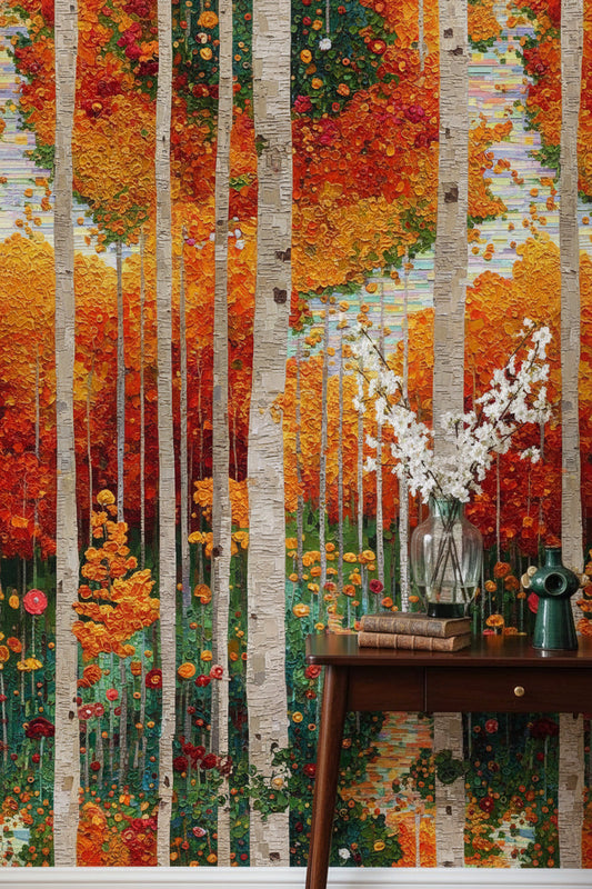 Forest-Inspired Wallpaper Ideas for Relaxing Interiors