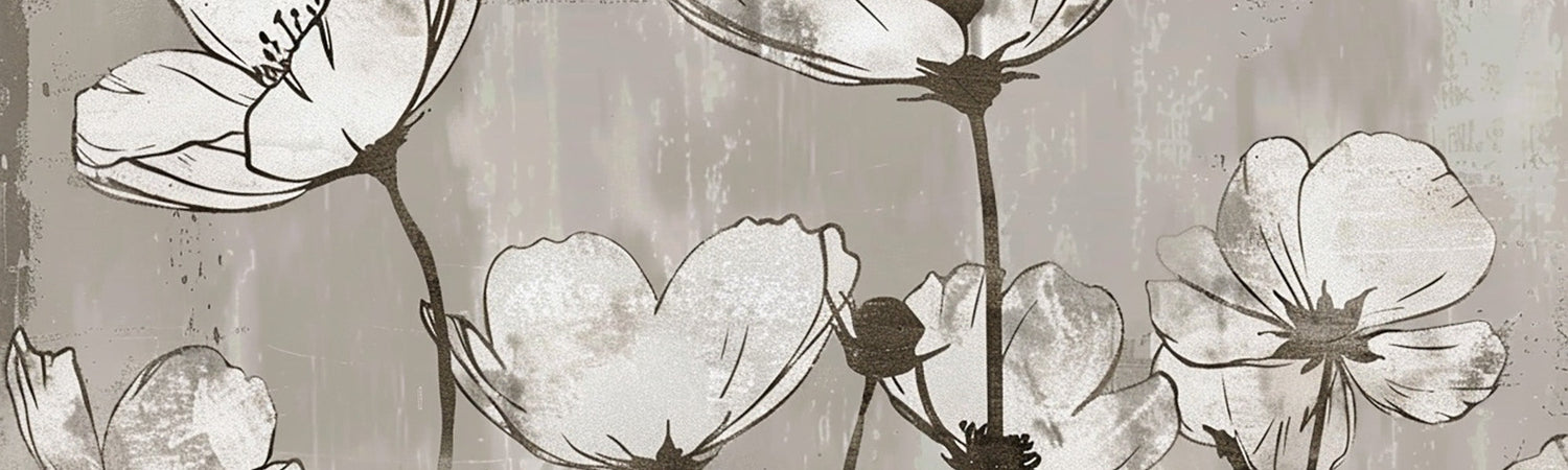 Large Floral Wall Murals