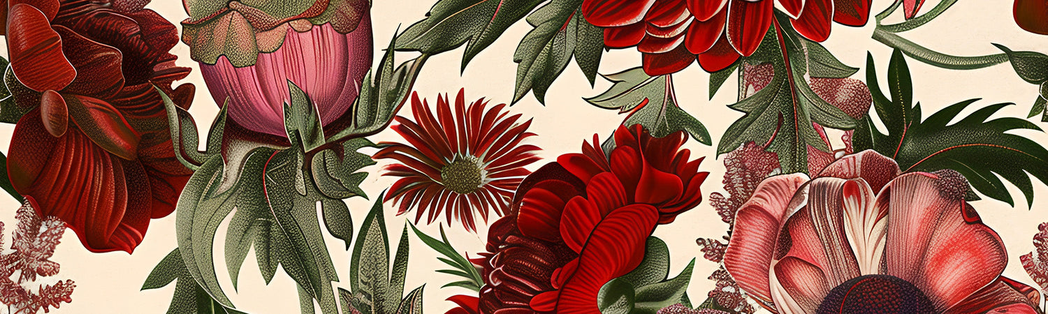 Large Floral Wallpaper