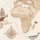 Vintage Map Wall Murals