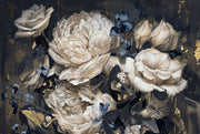 Dark Floral Wallpaper Moody Botanical Painterly Bloom Wall Mural design