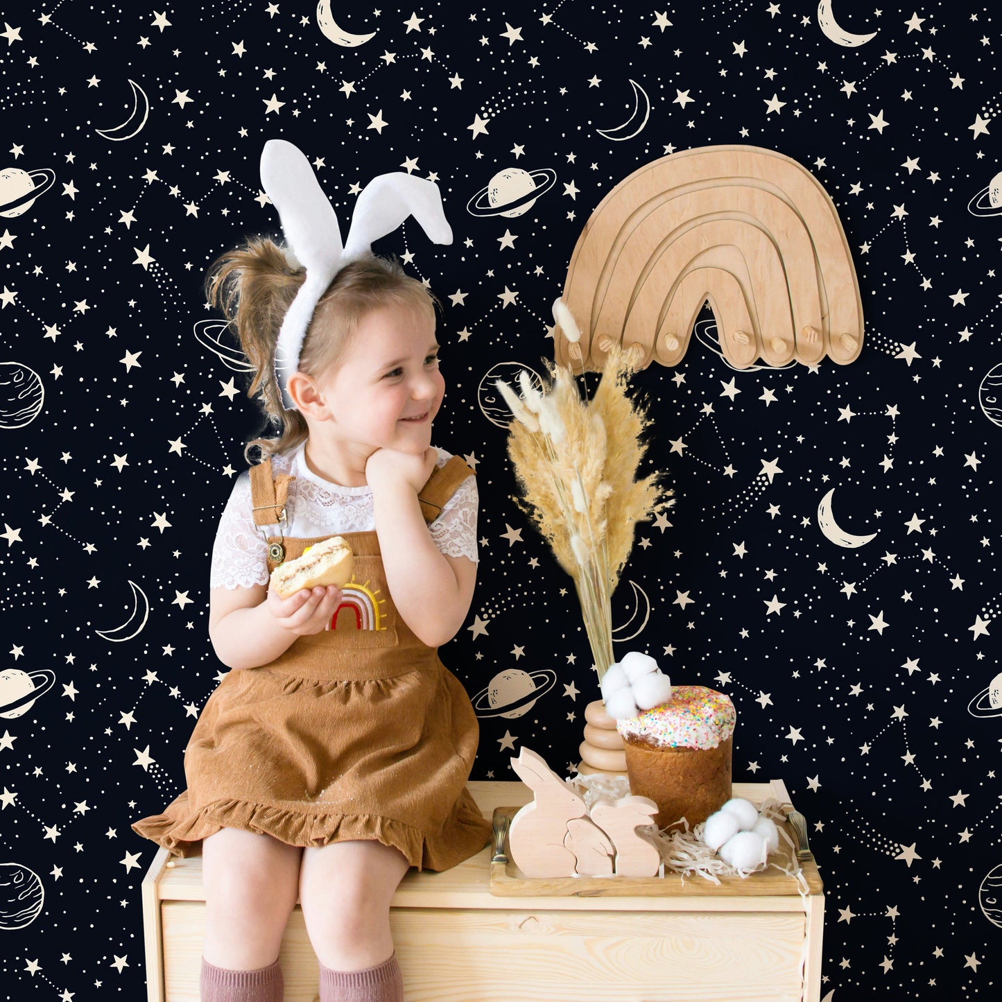 Space Constellation Wallpaper Galaxy Planet Wall Mural