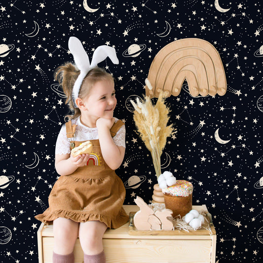 Space Constellation Wallpaper Galaxy Planet Wall Mural