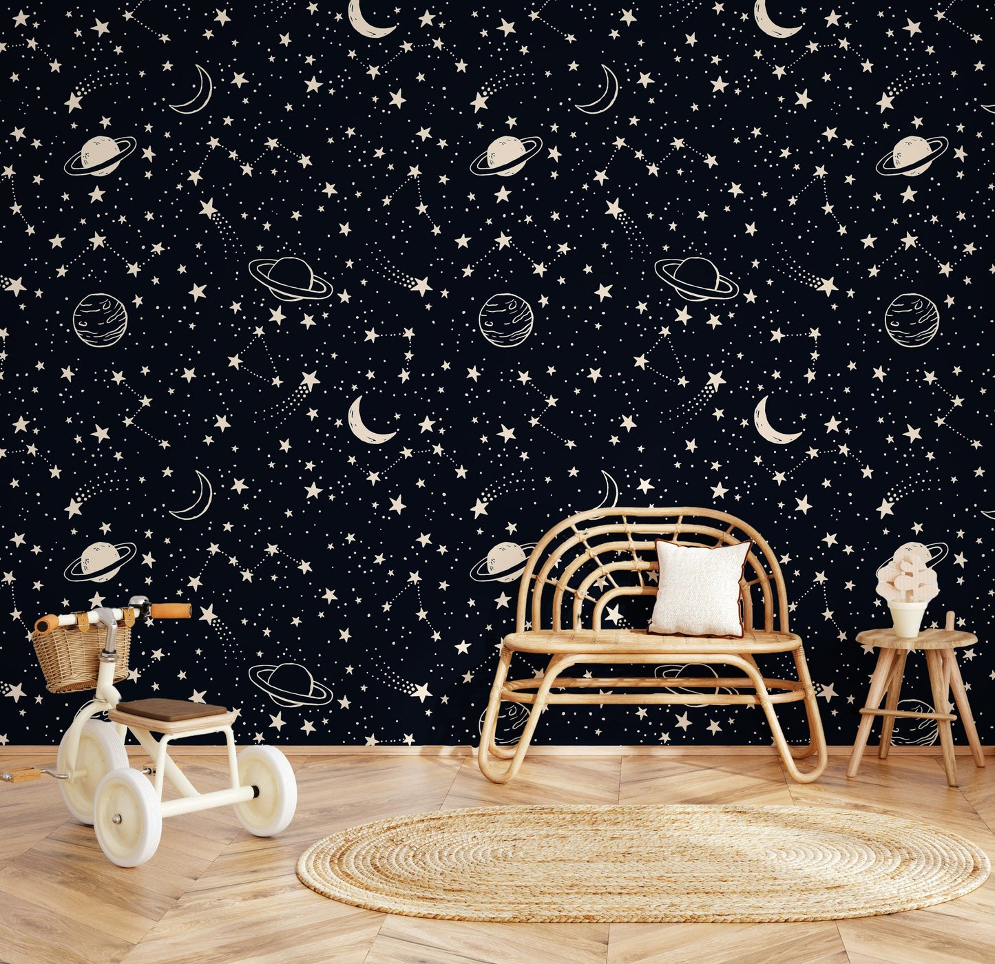 Space Constellation Wallpaper Galaxy Planet Wall Mural