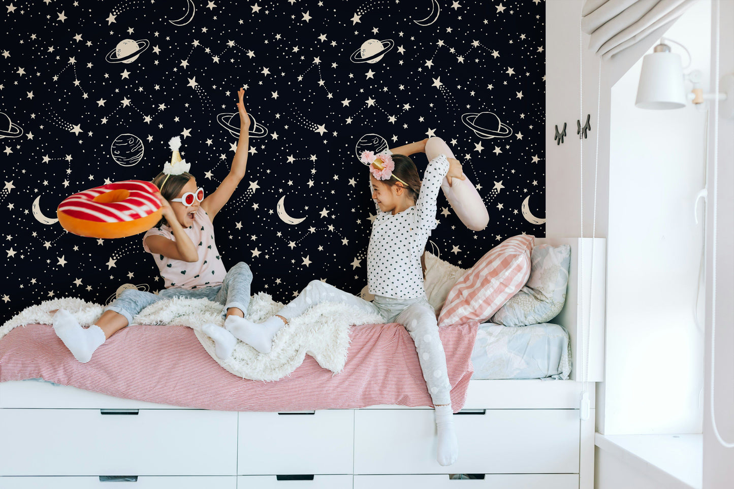 Space Constellation Wallpaper Galaxy Planet Wall Mural