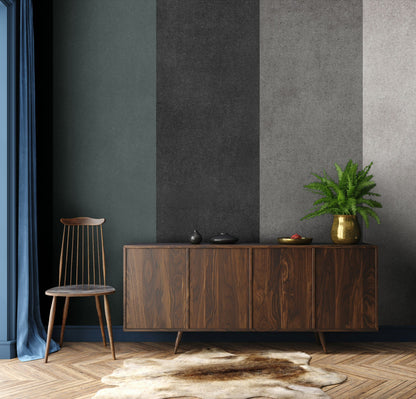 Moody Monochrome Vertical Stripe Wall Mural