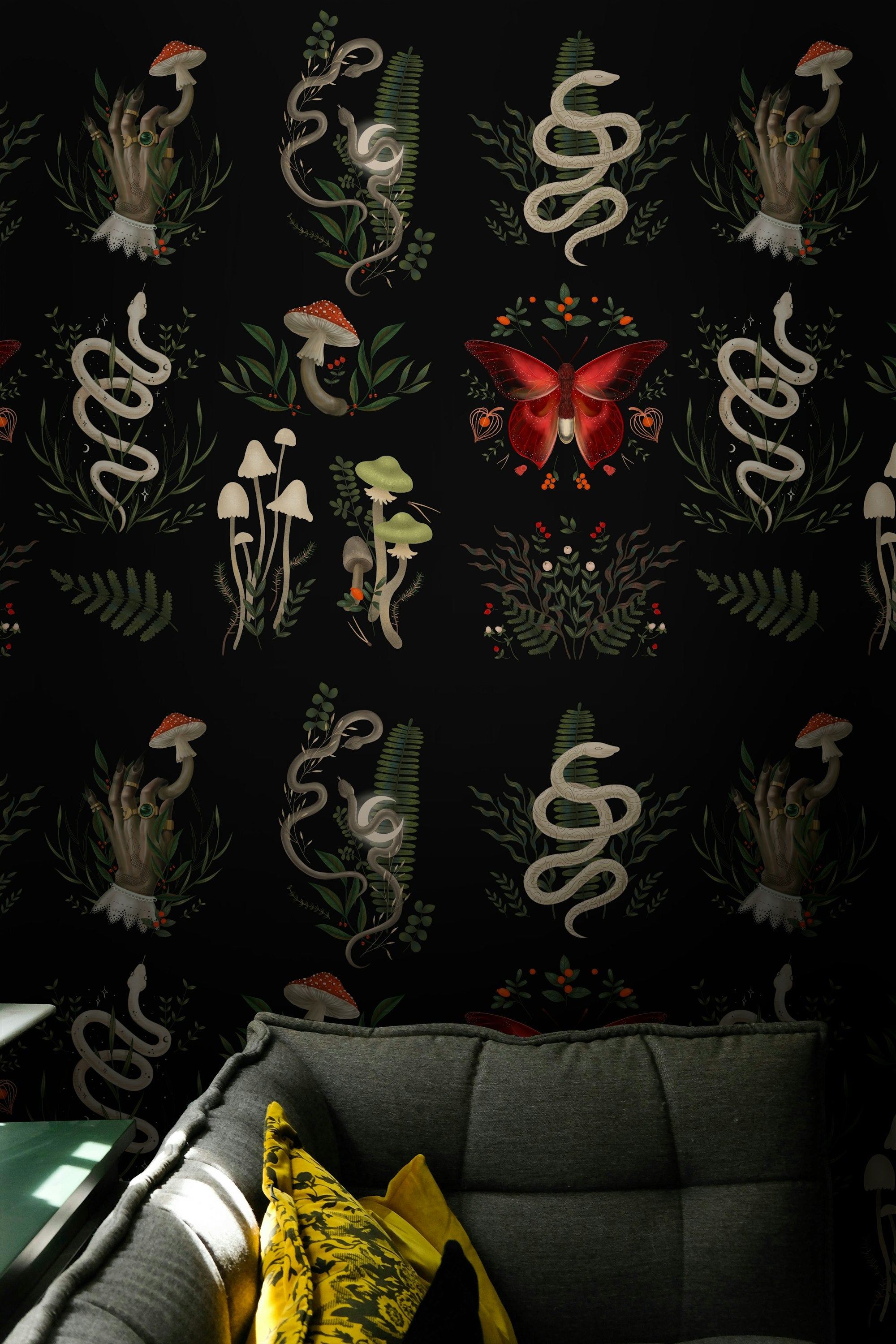 Dark Enchanted Forest Creatures Wallpaper