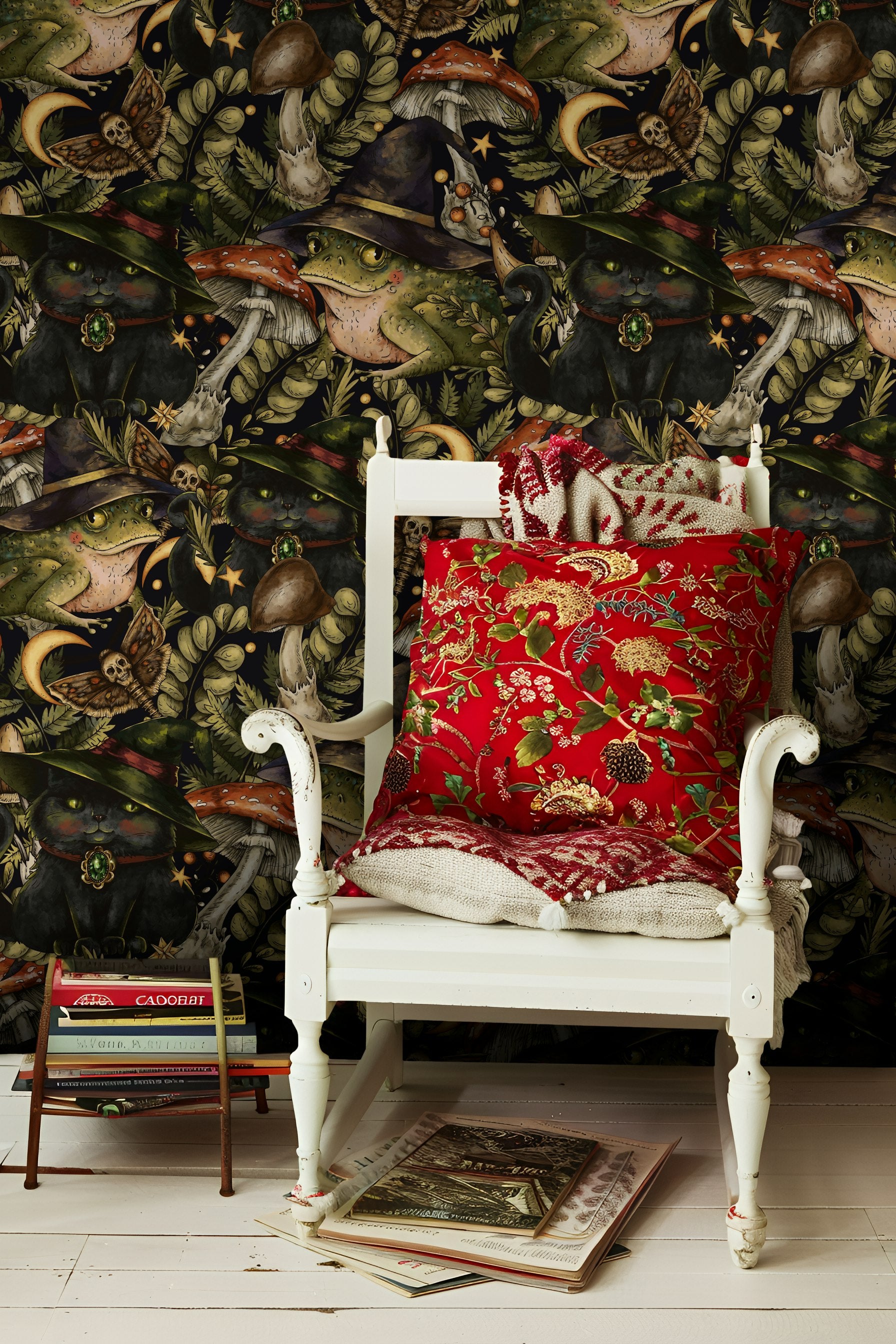 Dark Enchanted Forest Creatures Fantasy Wallpaper