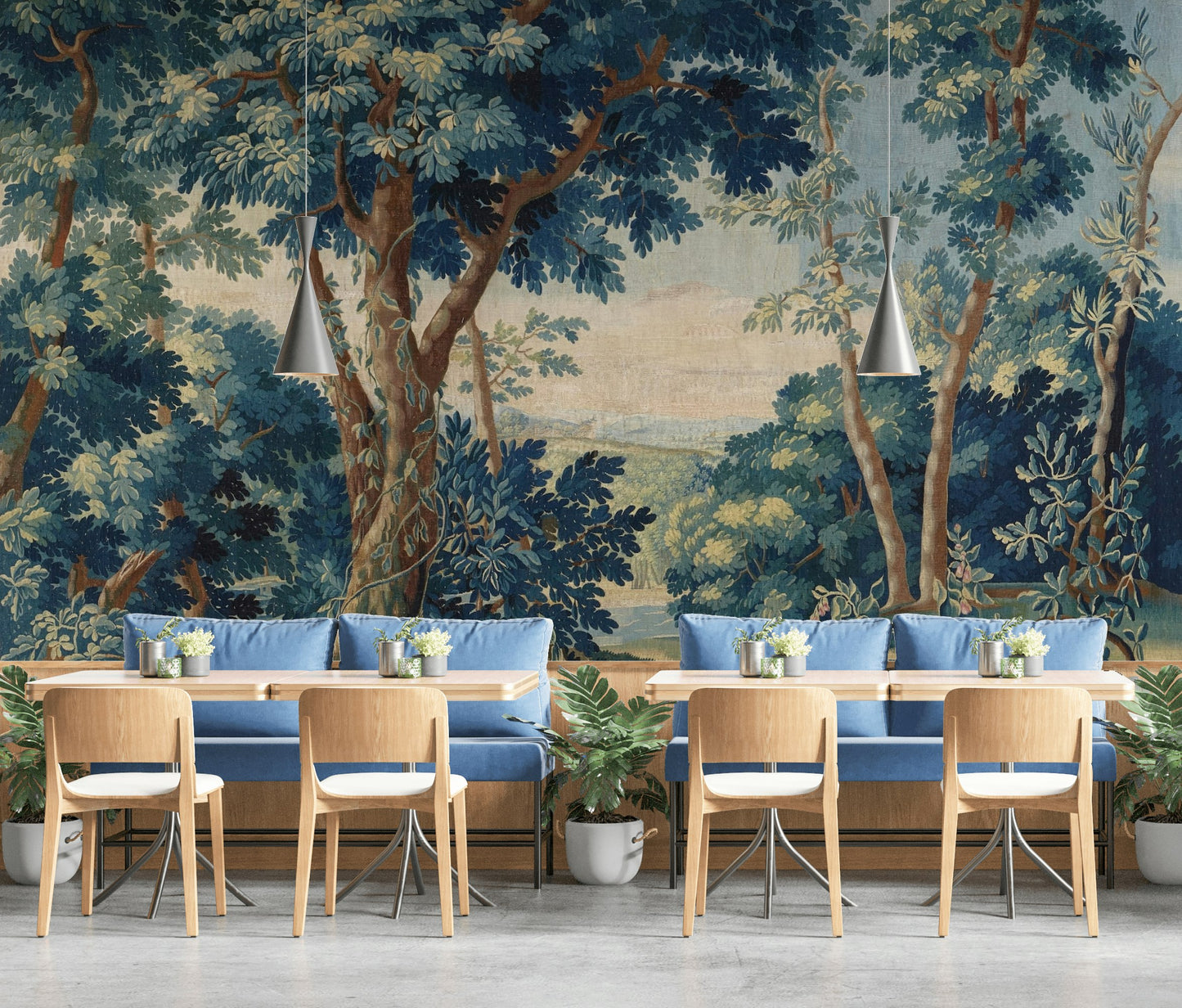 Enchanted Forest Tapestry Wallpaper
