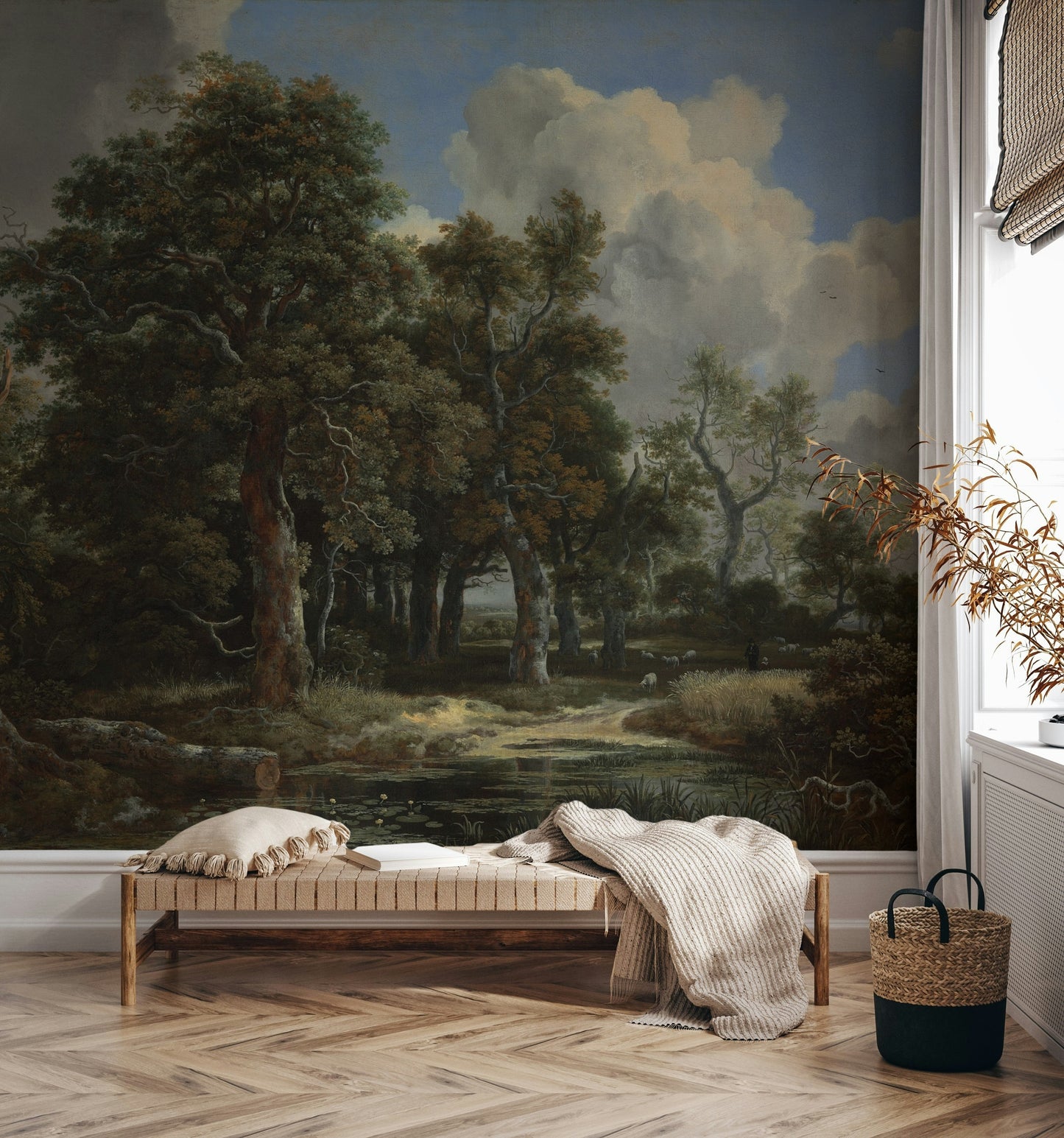 Oak Forest Wallpaper Classic Landscape Wall Mural