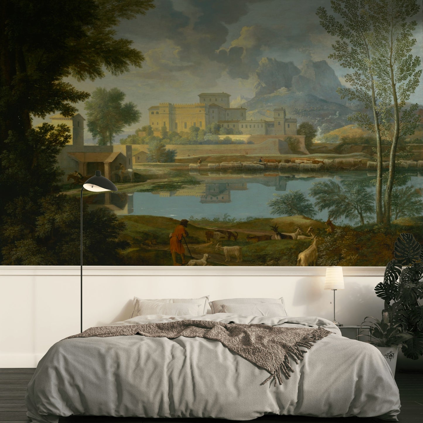 Pastoral Landscape Wallpaper Countryside Palace Wall Mural