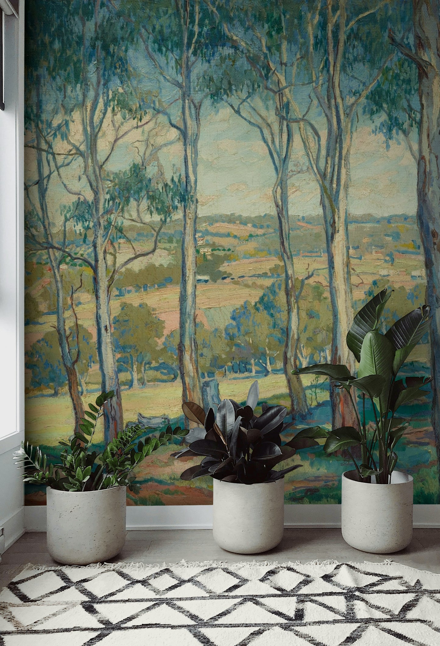 Through the GuTrees Toongabbie Wallpaper Scenic Wall Mural