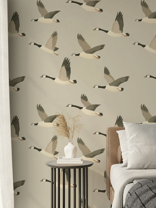 Canada Goose Wallpaper Minimalist Flight Wall Mural