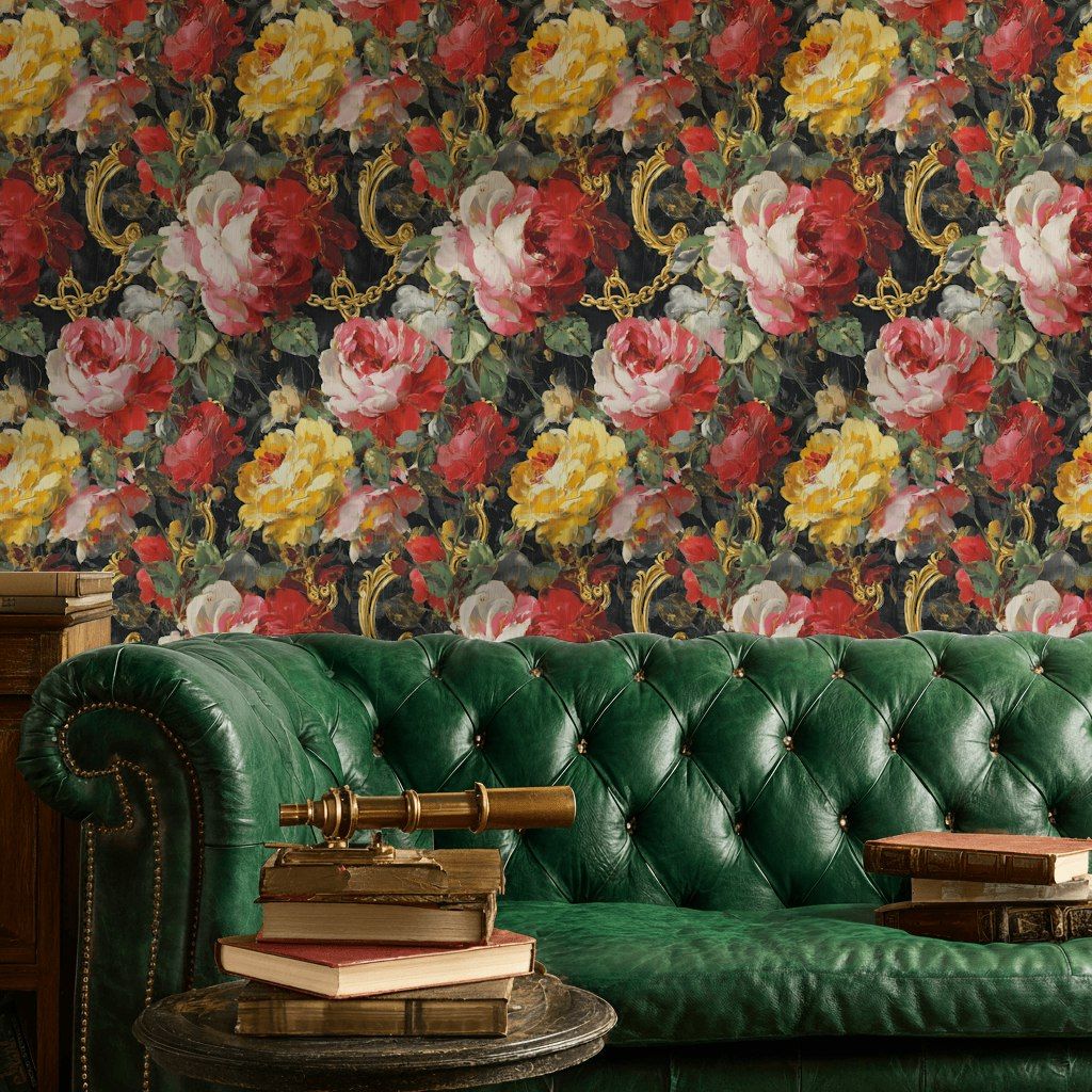 Abstract Watercolor Wallpaper Geometric Decorative Mural