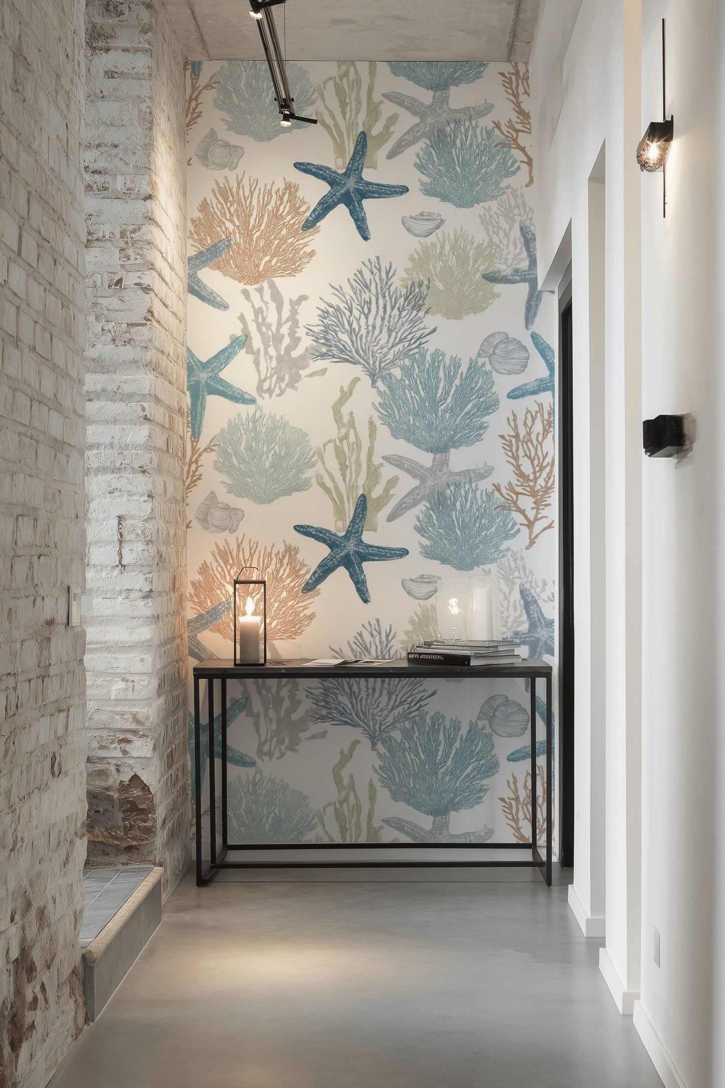 Coastal Starfish Wallpaper Beach Ocean Wall Mural