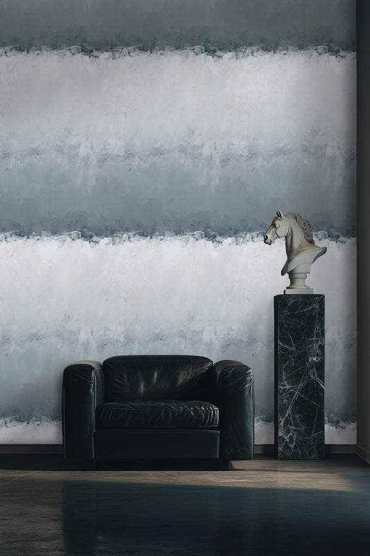 Abstract Texture Wallpaper Gray And White Minimal Wall Mural