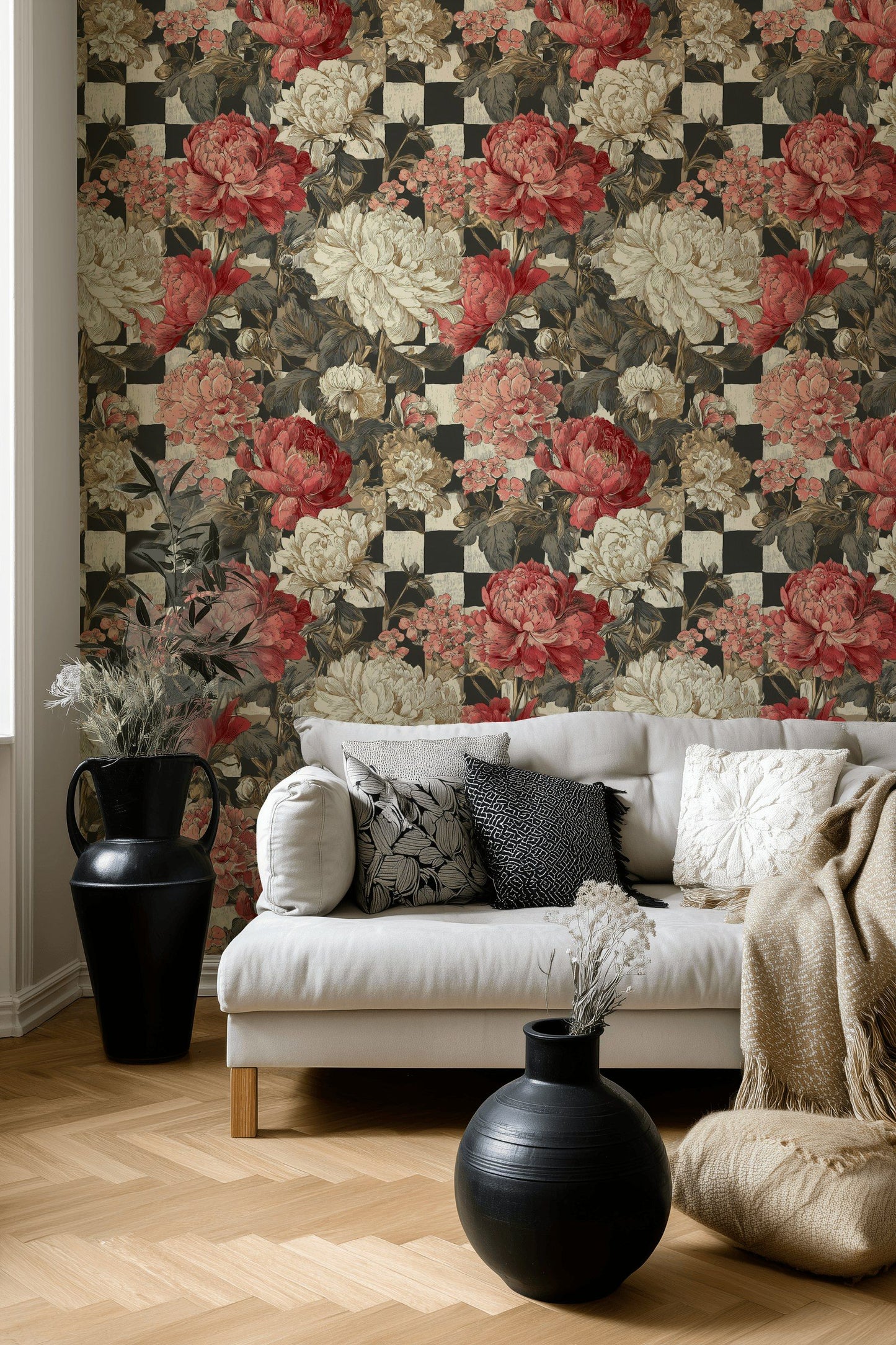 Vintage Floral Wallpaper Botanical Wall Mural