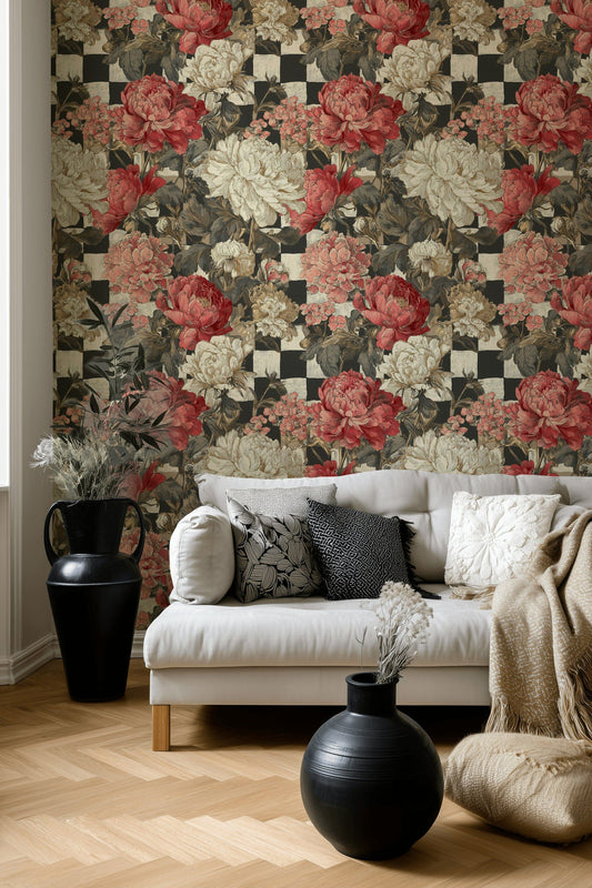 Vintage Floral Wallpaper Botanical Wall Mural