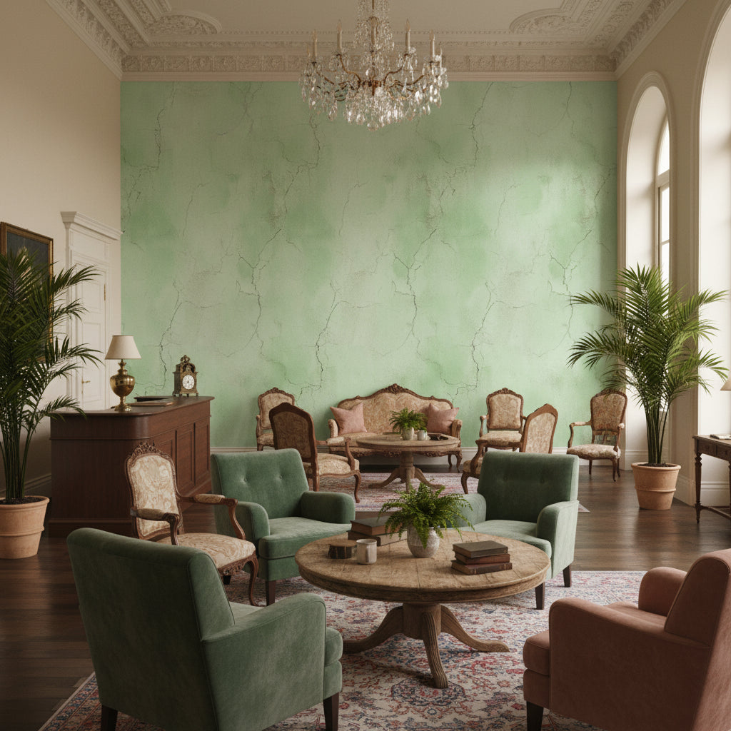 Abstract Pattern Wallpaper Vintage Rustic Mural