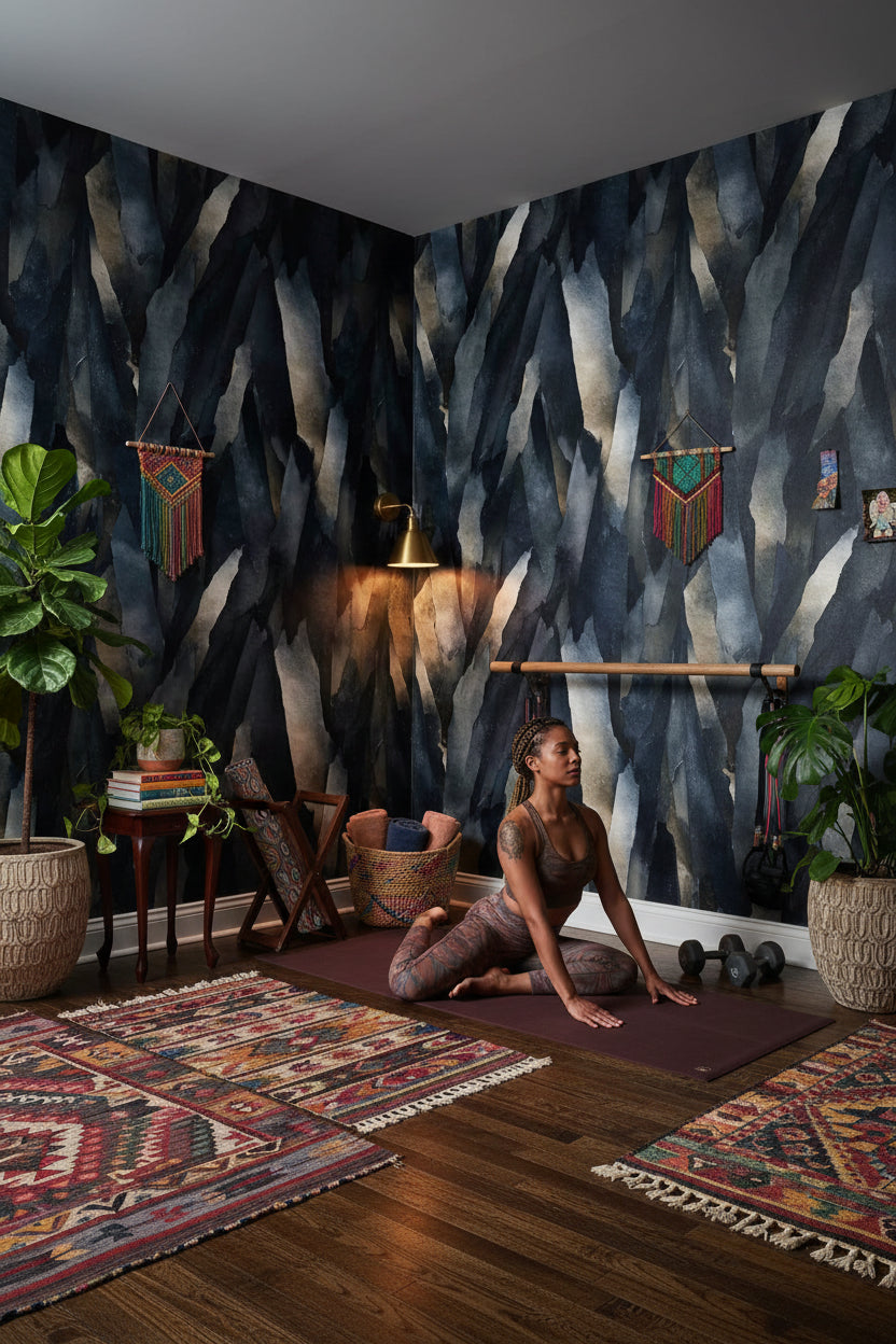 Abstract Wallpaper Geometric Modern Removable Wall Decor