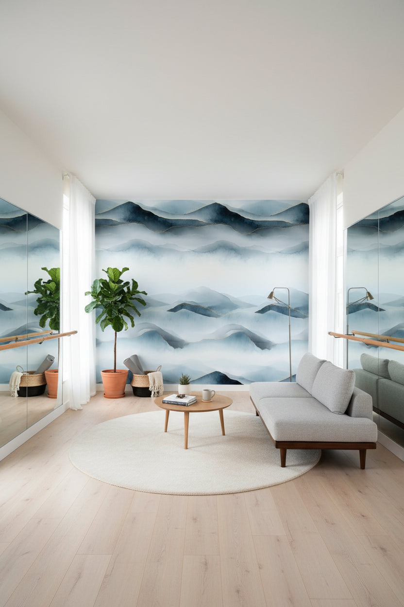 Abstract Wallpaper Landscape Elegant Decorative Mural