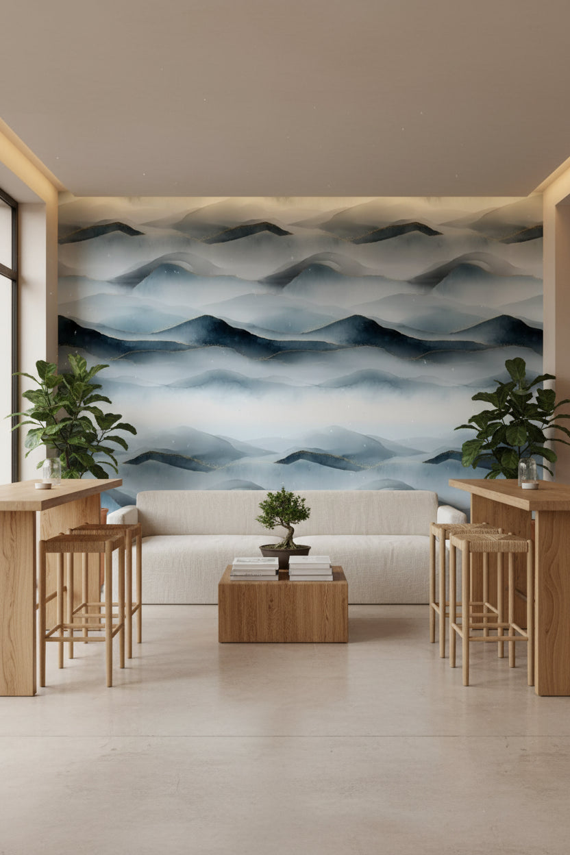 Abstract Wallpaper Landscape Elegant Decorative Mural