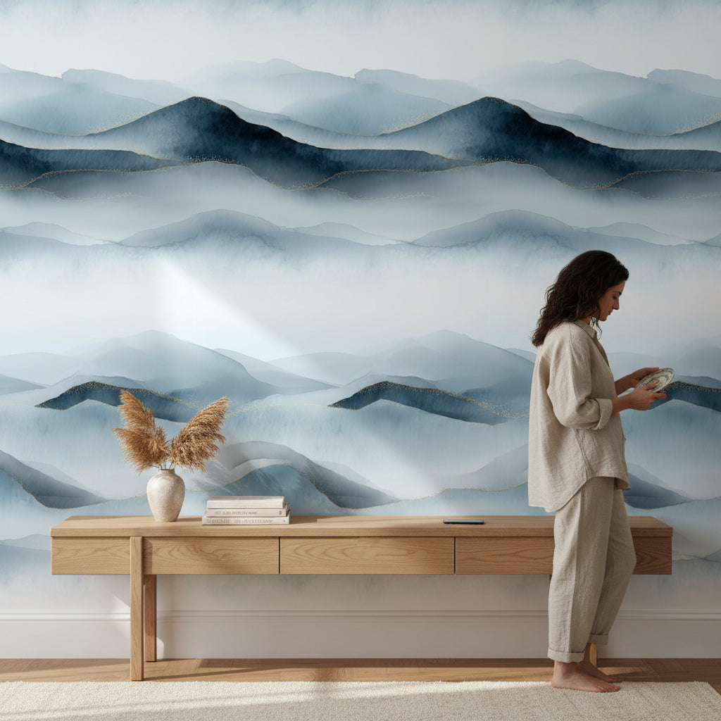 Abstract Wallpaper Landscape Elegant Decorative Mural