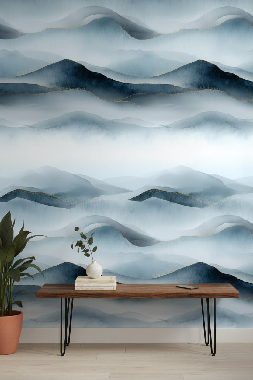 Abstract Wallpaper Landscape Elegant Decorative Mural