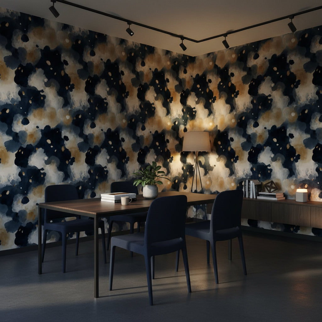 Abstract Pattern Wallpaper Artistic Modern Wall Decor