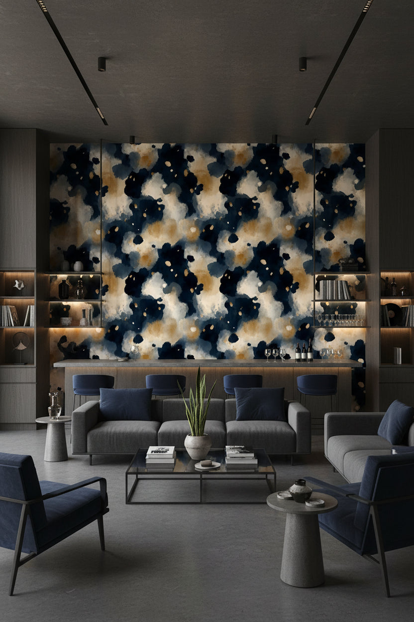 Abstract Pattern Wallpaper Artistic Modern Wall Decor