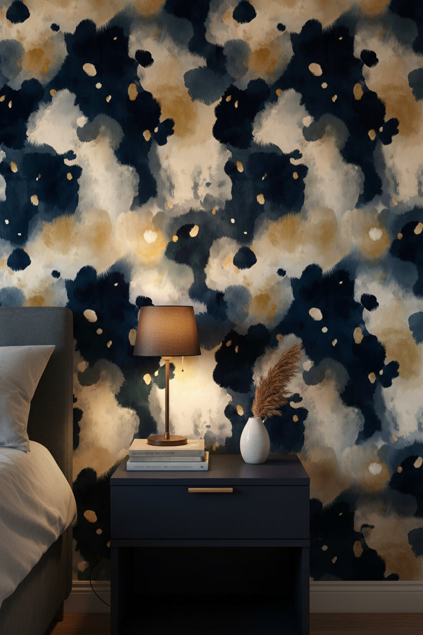 Abstract Pattern Wallpaper Artistic Modern Wall Decor