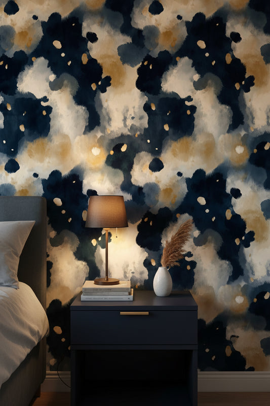 Abstract Pattern Wallpaper Artistic Modern Wall Decor