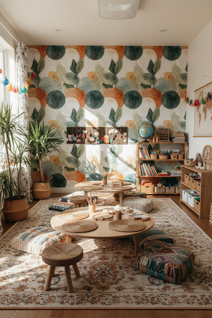 Geometric Wallpaper Modern Removable Textured Wall Double Roll