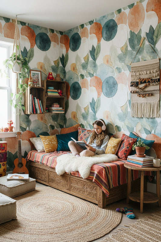 Geometric Wallpaper Modern Removable Textured Wall Double Roll