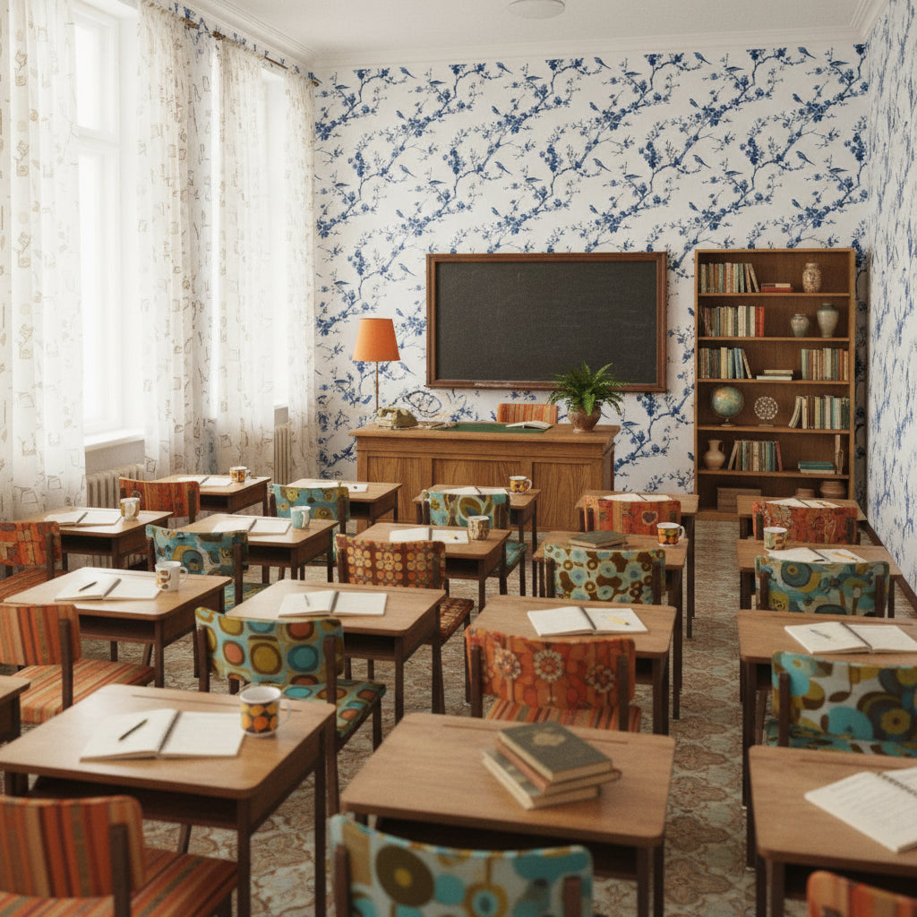 White Background Wallpaper Chinoiserie Floral Wall Mural