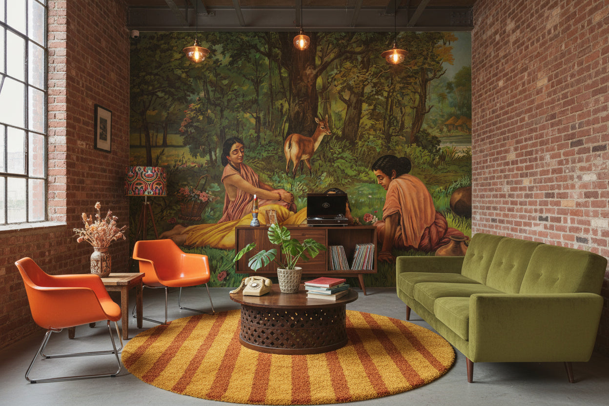 Forest Wallpaper Traditional Nature Wall Mural