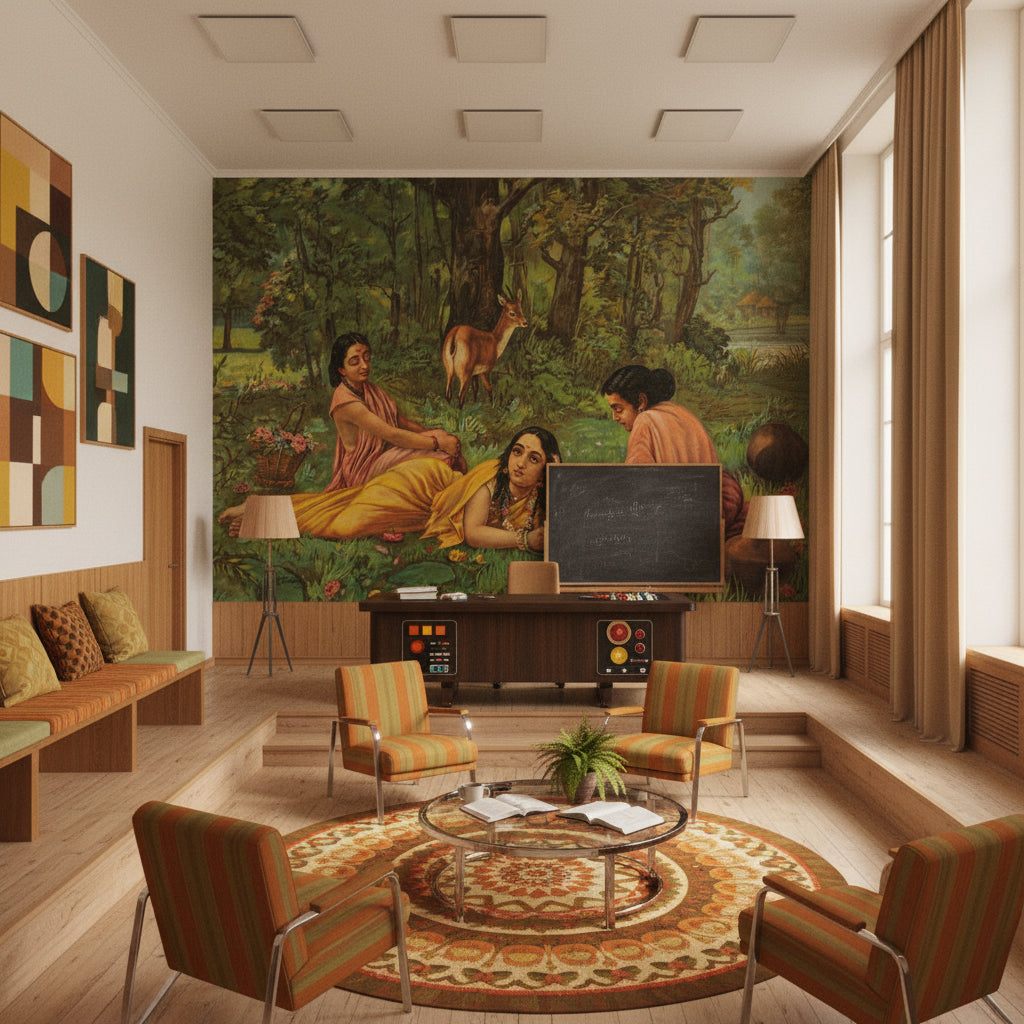 Forest Wallpaper Traditional Nature Wall Mural