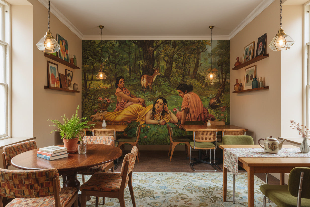 Forest Wallpaper Traditional Nature Wall Mural