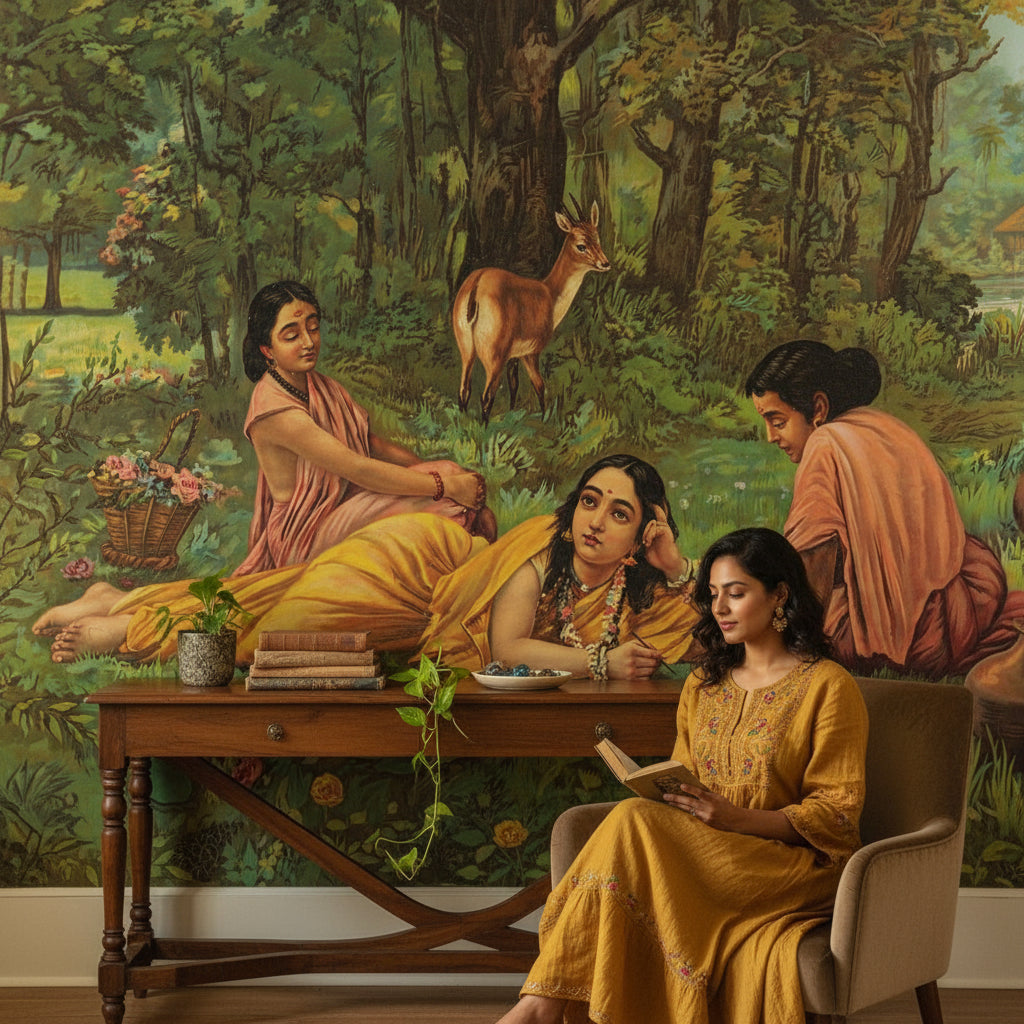 Forest Wallpaper Traditional Nature Wall Mural