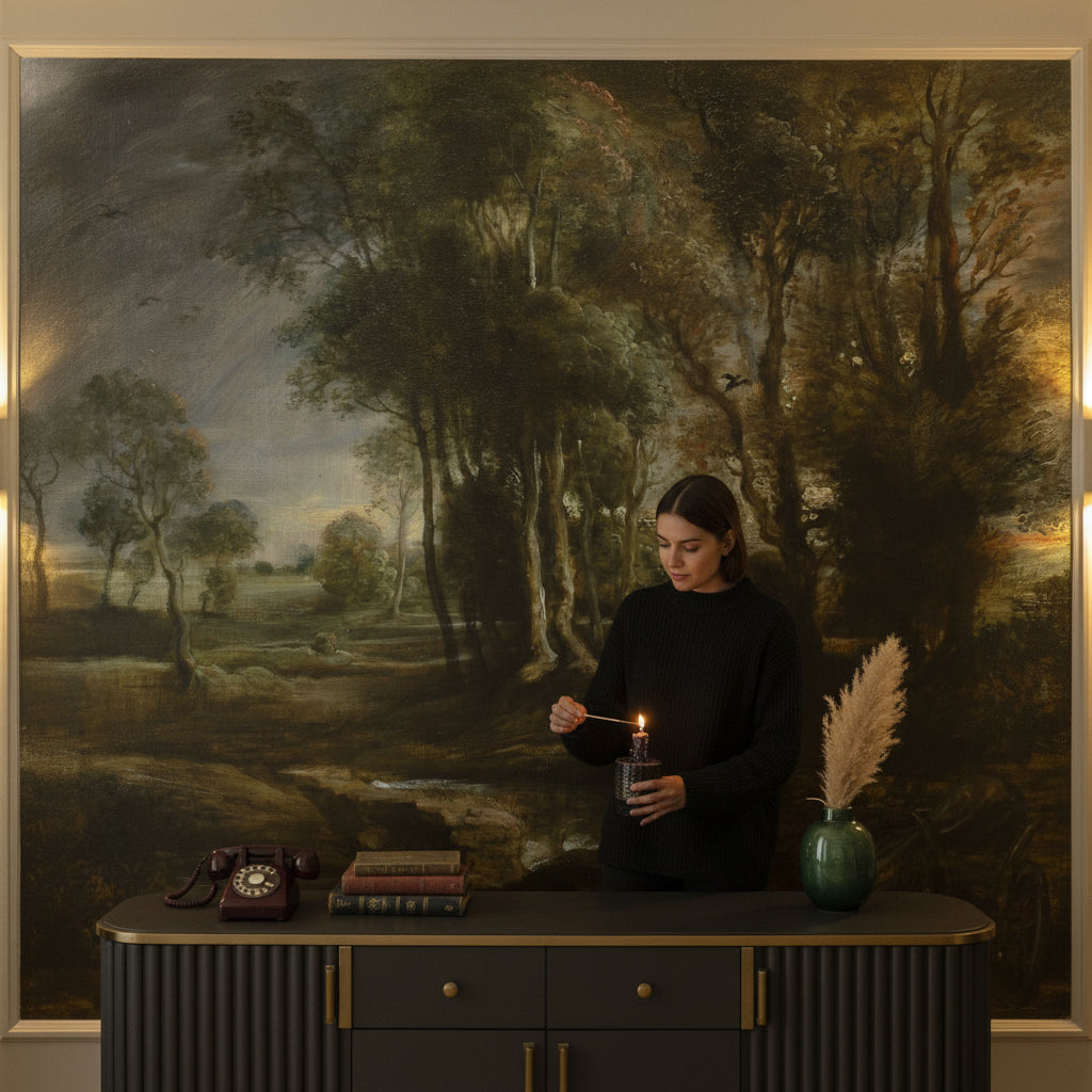 Landscape Wallpaper Forest Traditional Wall Mural