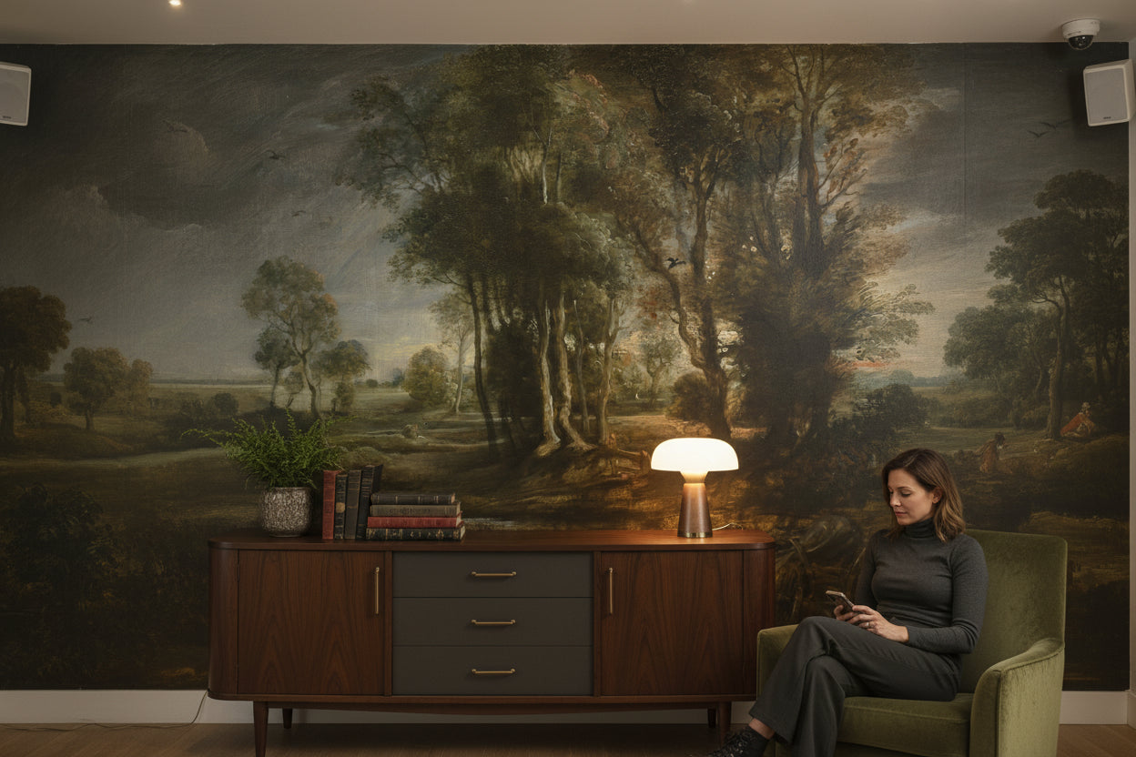 Landscape Wallpaper Forest Traditional Wall Mural